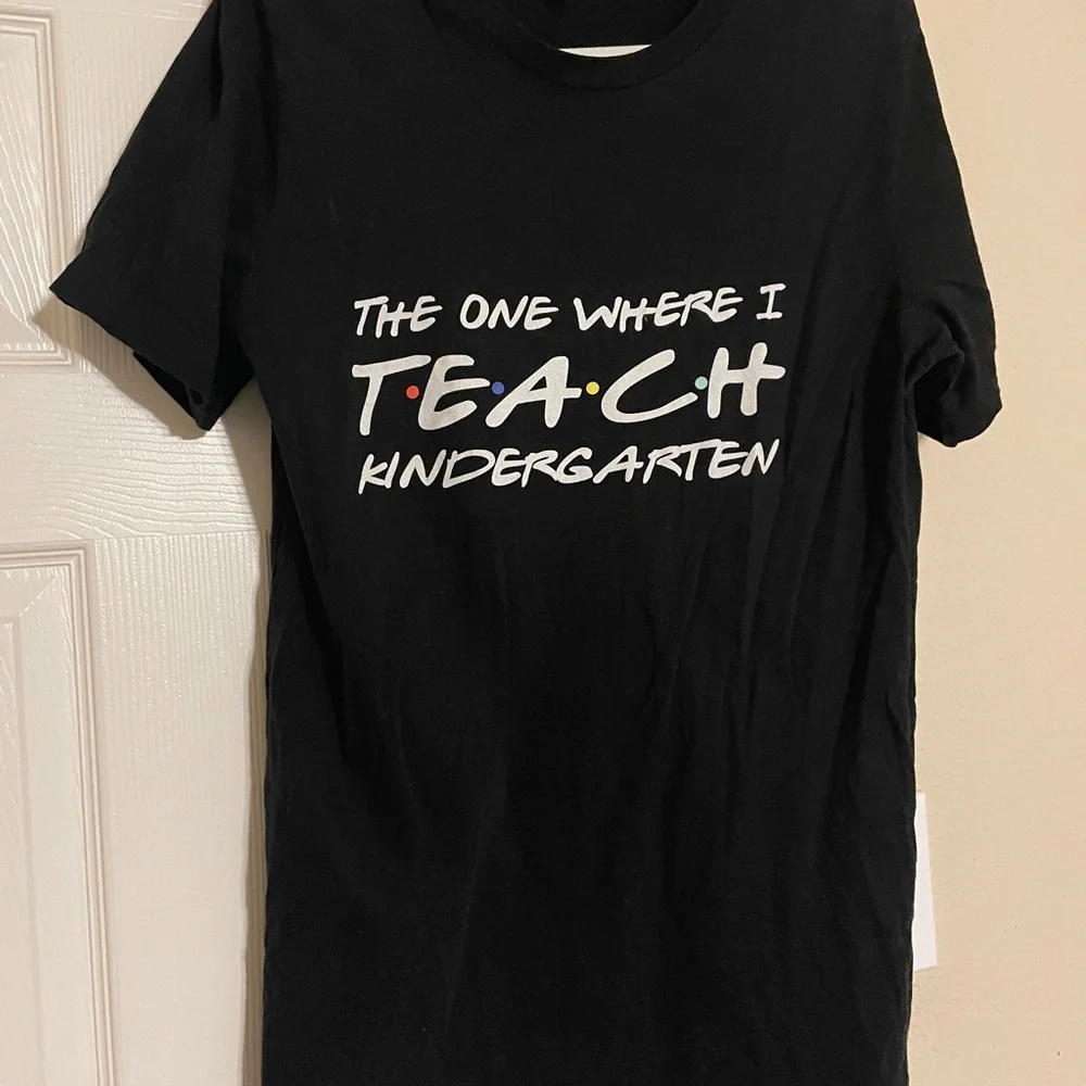 Friends Inspired Kindergarten Teacher Shirt - Picture 1 of 4
